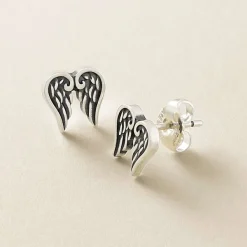 James Avery Artisan Jewelry Earrings-Angel Wings Studs