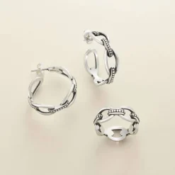 James Avery Artisan Jewelry Rings-Beaded Connected Links Ring
