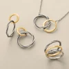 James Avery Artisan Jewelry Earrings-Connected Circles Drop Earrings