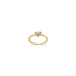James Avery Artisan Jewelry Rings-Delicate Pave Diamond Heart Ring