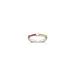 James Avery Artisan Jewelry Rings-Enamel Band With Hearts Ring