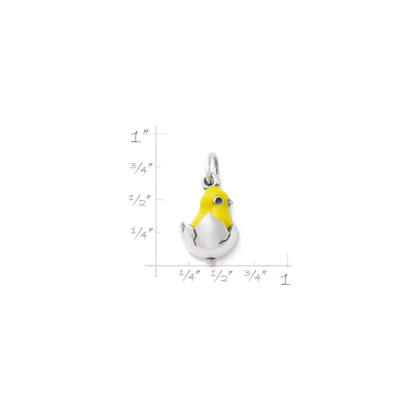 James Avery Artisan Jewelry Charms-Enamel Chicks Rule Charm