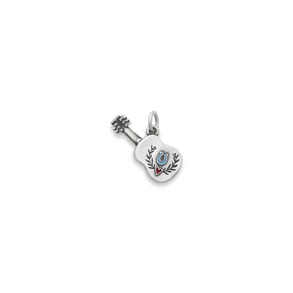 James Avery Artisan Jewelry Charms-Enamel Festive Guitar Charm