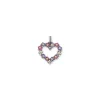James Avery Artisan Jewelry Pendants-Enamel Floral Heart Wreath Pendant