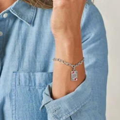 James Avery Artisan Jewelry Charms-Enamel Queen Of Hearts Charm