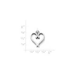 James Avery Artisan Jewelry Charms-Forever And Always Heart Charm