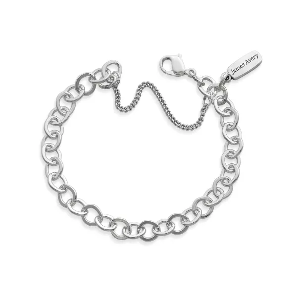 James Avery Artisan Jewelry Bracelets-Forged Link Charm Bracelet