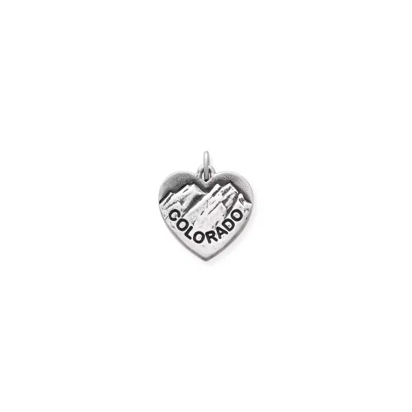 James Avery Artisan Jewelry Charms-I Love Colorado Charm