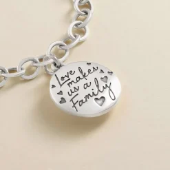 James Avery Artisan Jewelry Charms-Love Makes Us A Family Charm