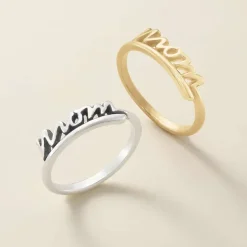 James Avery Artisan Jewelry Rings-Mom Script Ring
