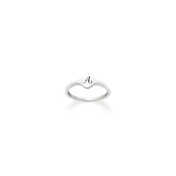 James Avery Artisan Jewelry Rings-Petite Signet Initial Ring