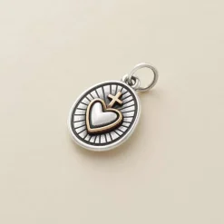 James Avery Artisan Jewelry Religious Charms-Radiant Sacred Heart Charm