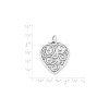 James Avery Artisan Jewelry Charms-Sorrento Heart Pendant