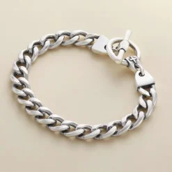 James Avery Artisan Jewelry Bracelets-Strength In Faith Curb Link Bracelet