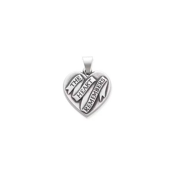 James Avery Artisan Jewelry Pendants-The Heart Remembers Pendant