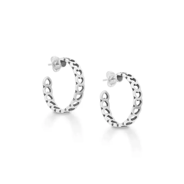 James Avery Artisan Jewelry Earrings-Tiny Hearts Hoops