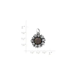 James Avery Artisan Jewelry Charms-Wild Sunflower Charm